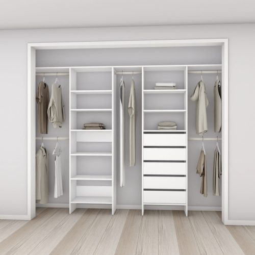 Aspiring 600 Wardrobe Drawer & Shelf Duo