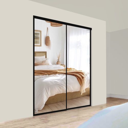 Metro Double Sliding Doors – Mirror + Mirror