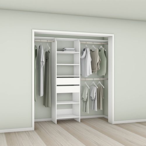 Tasman 600 Wardrobe 2-Drawer Tower