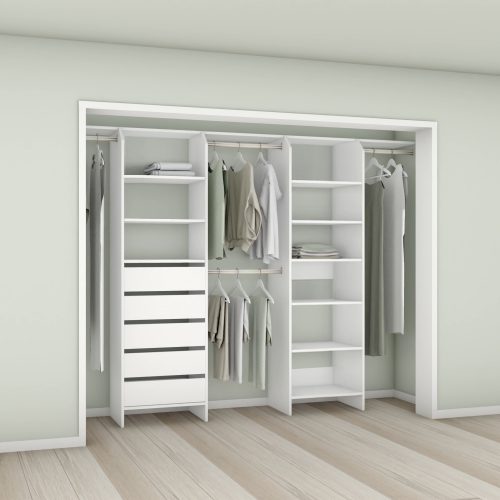 Tasman 600 Wardrobe Drawer & Shelf Duo