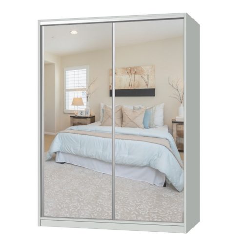 Large Absolute Wardrobe - Mirror Doors