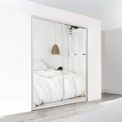 Ultra Double Sliding Doors – Mirror + Mirror