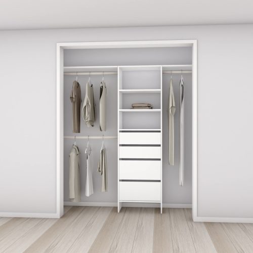 Aspiring 600 Wardrobe Jumbo 4-Drawer Tower