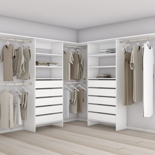 Aspiring 800 Walk-In Wardrobe Duo Deca L2DD10