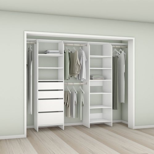 Tasman 600 Wardrobe Jumbo Drawer & Shelf Duo